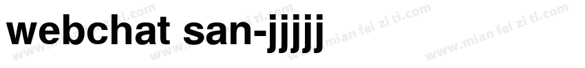 webchat san字体转换